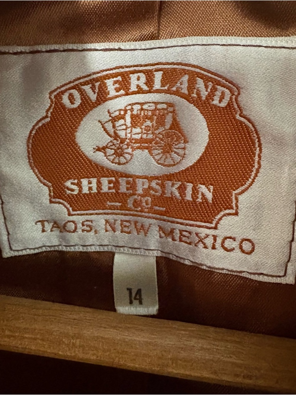 Overland Sheepskin Co Vintage 70s Red Burgundy Leather Suede Open Front Jacket - Picture 15 of 15
